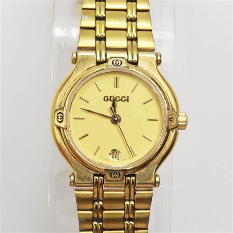 gucci watch 9200l gold|Gucci watch 9000m price.